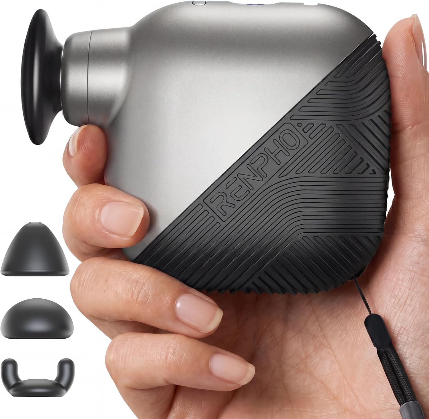 RENPHO Micro Pocket Super Mini Massage Gun, Massager, Silicone Head Casing