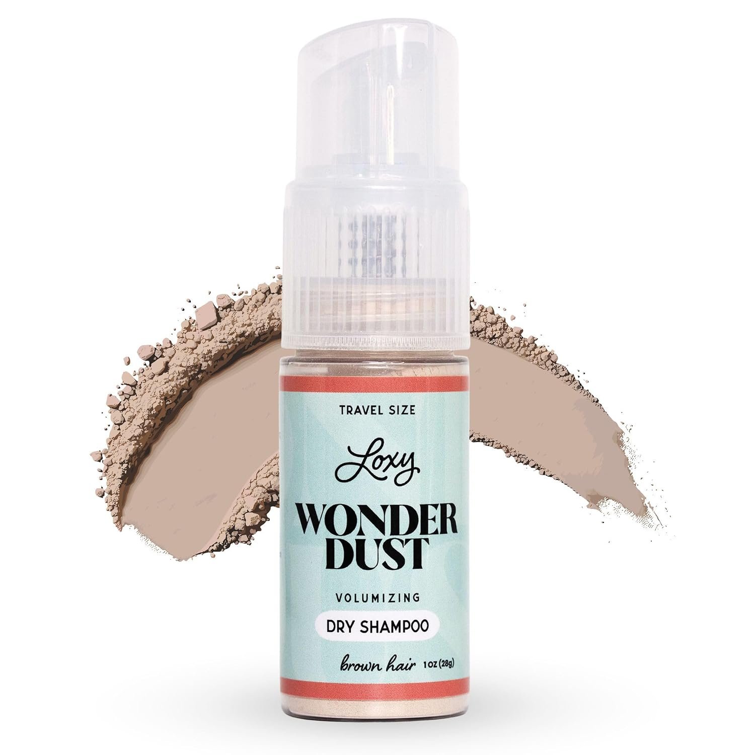 Loxy Wonder Dust Volumizing Dry Shampoo Powder Brown & Brunette Hair – 1 oz