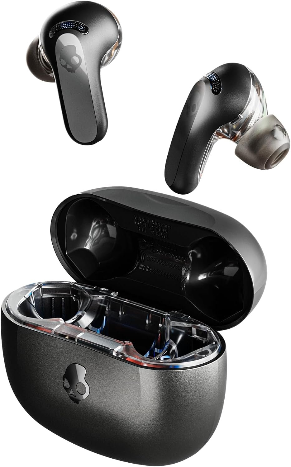Skullcandy Rail ANC Active Noise Cancelling Wireless Earbuds – True Black
