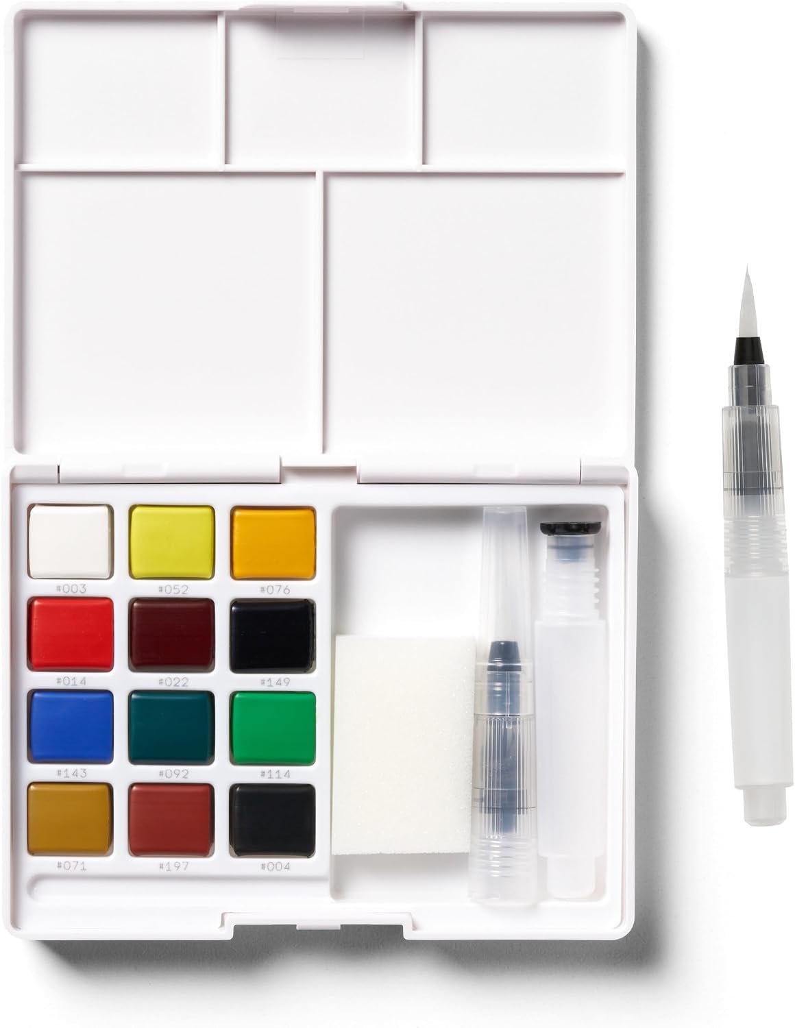 SAKURA Koi Pocket Field Sketch Kit, 12 Colors, with Water Brush
