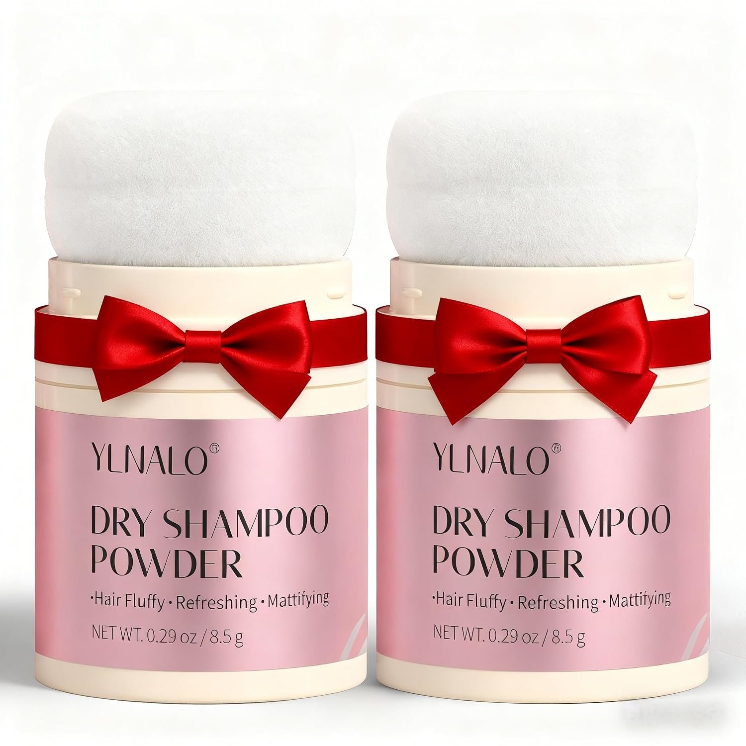 YLNALO Dry Shampoo Powder 2 Packs, Mattifying Root Fuller Looking Refreshing Hair,Non-aerosol, No White Cast, Travel Size Dry Shampoo Suitable for Women and Men,0.58Oz Gifts for Women