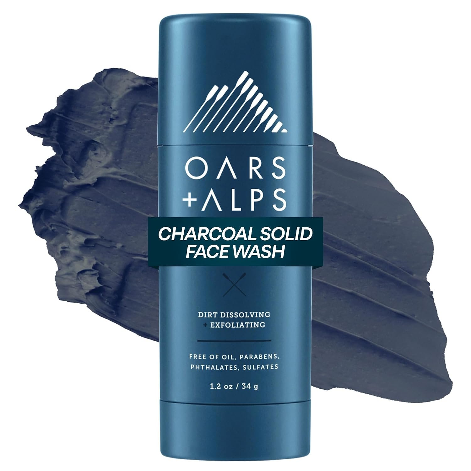 Oars + Alps Exfoliating Face Wash Stick, Travel Friendly, 1pk, 1.2oz