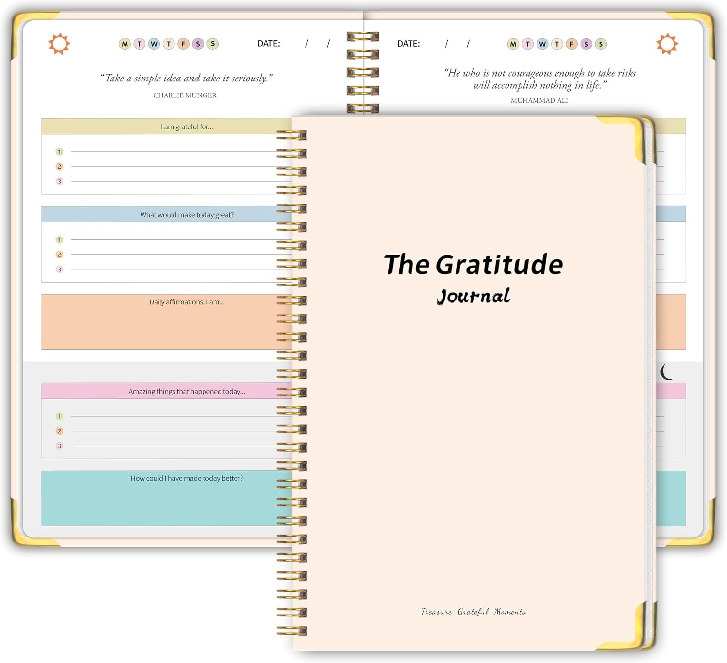 The Gratitude Journal for Women＆Men – 5 Minute Daily Gratitude Practice