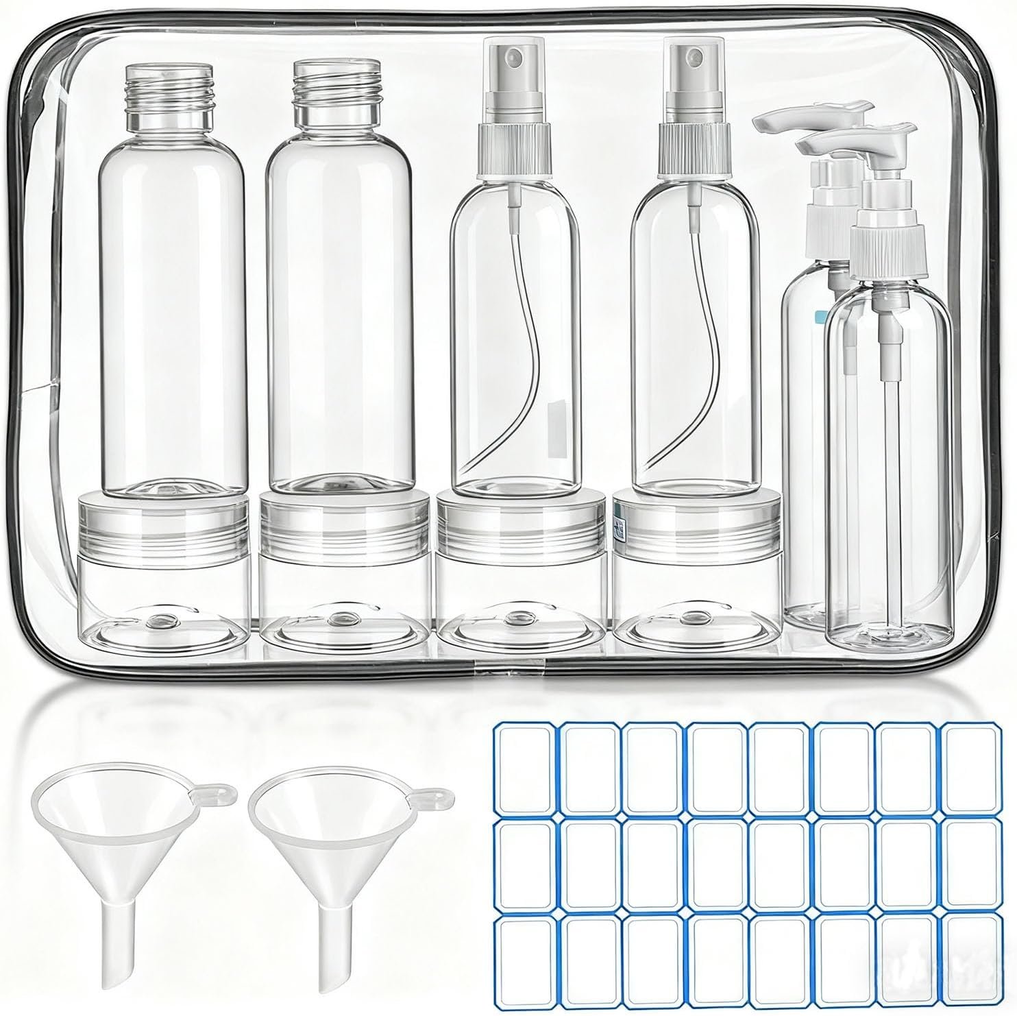 DTDNZKN 14 Pack Travel Bottles Set for Toiletries TSA Approved
