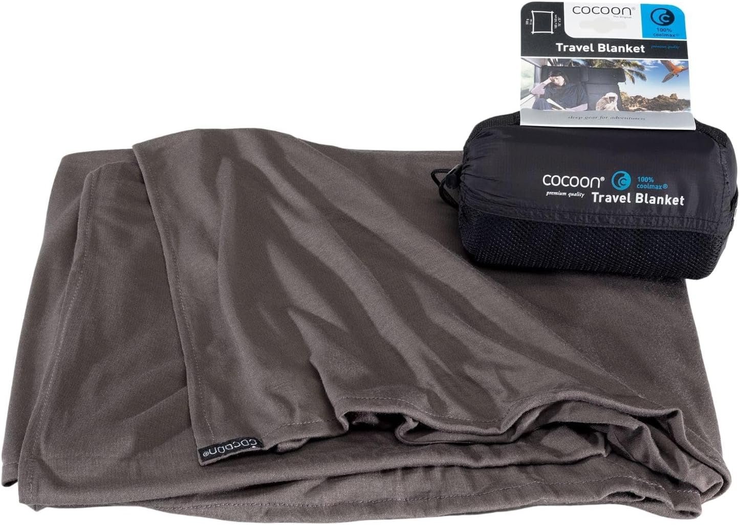 COCOON Coolmax Travel Blanket – Charcoal