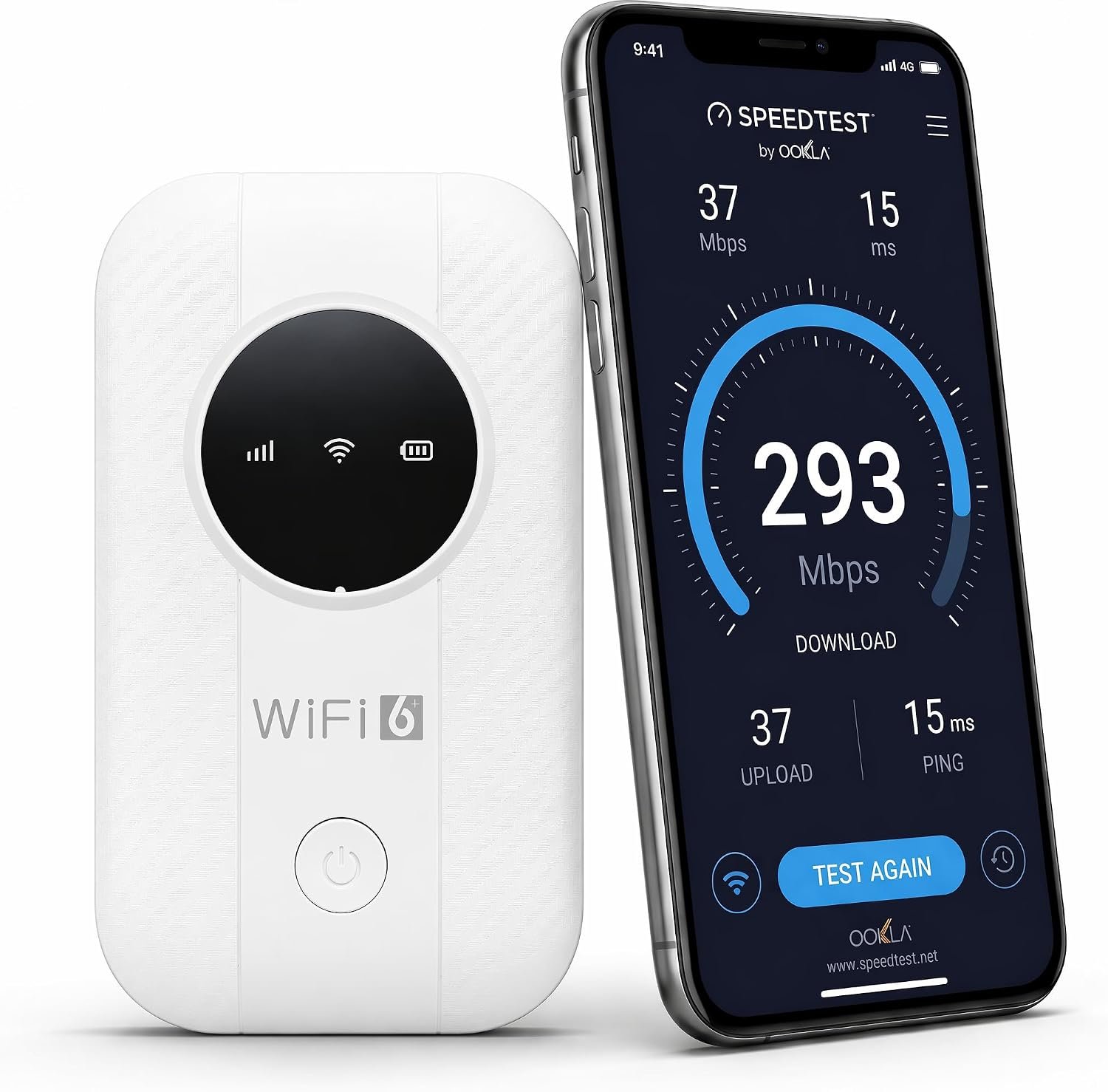 4G LTE Mobile WiFi Hotspot Unlocked,Portable WiFi Router High Speed Travel Hotspot Mini Mobile Router – 2100 mAh Battery – Connects up to 10 Devices – WPA2-PSK Security pp
