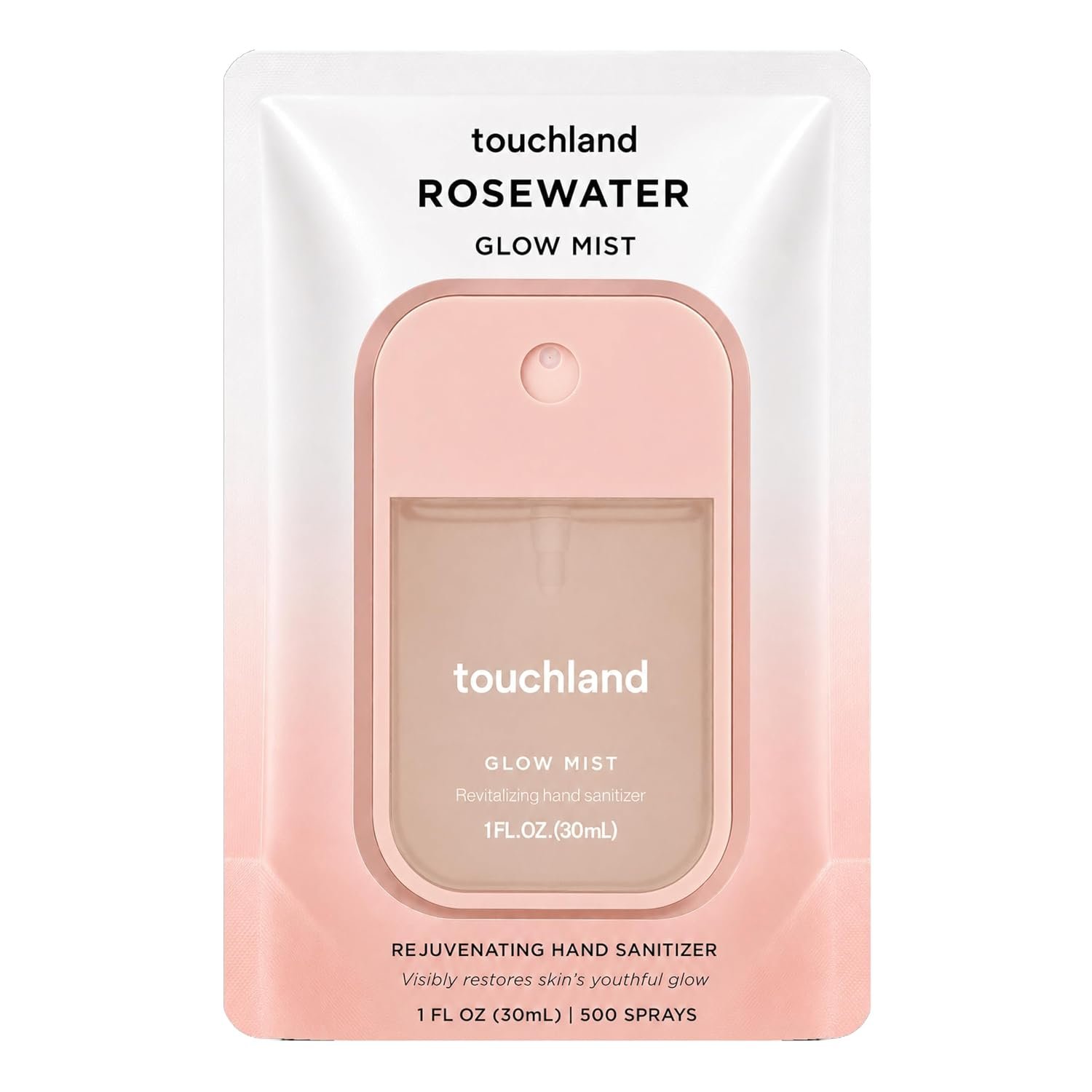 Touchland Glow Revitalizing Hydrating Hand Sanitizer Spray Travel Size