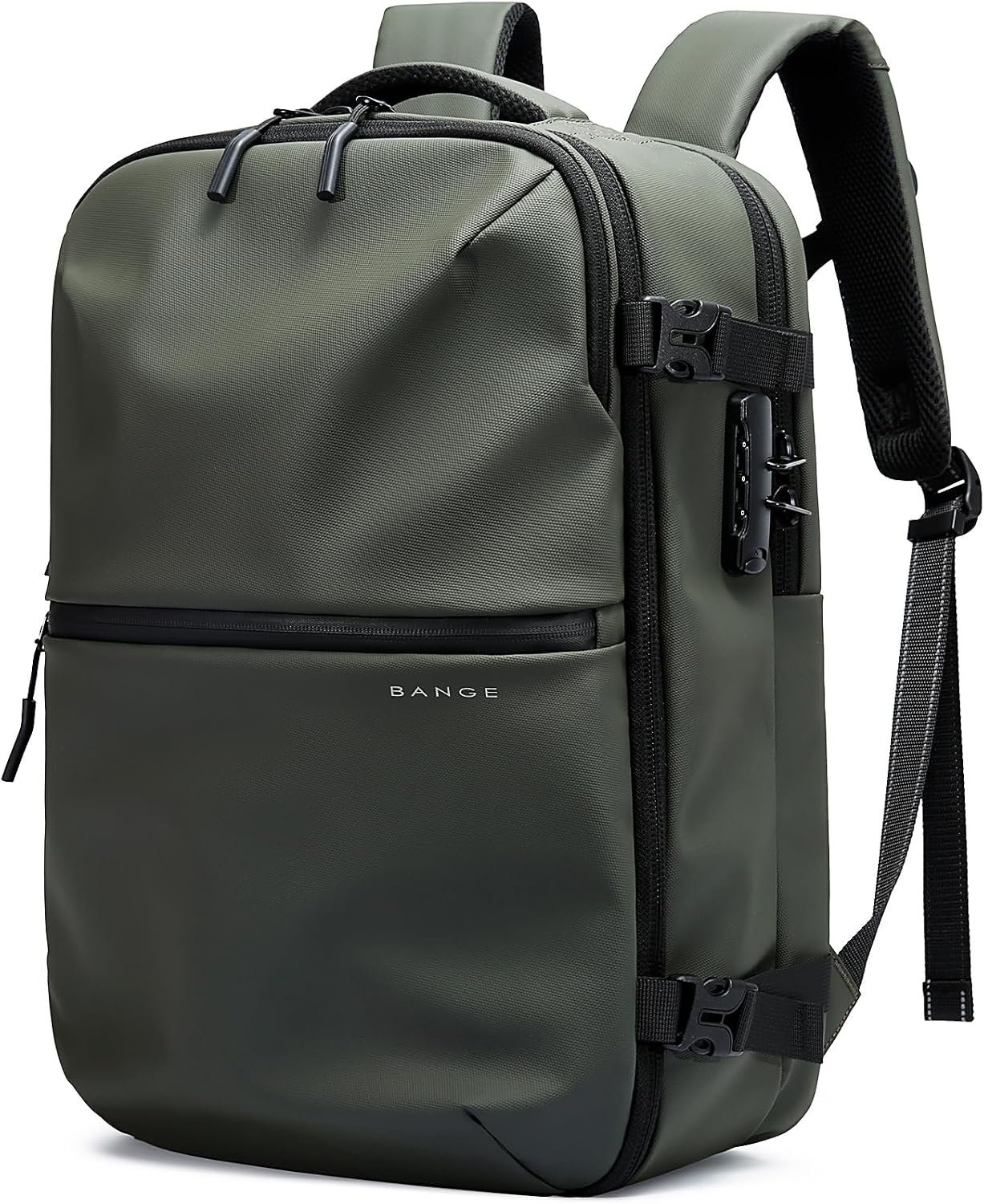 BANGE Travel Backpack with TSA lock version can hold 15.6 inch Laptop suitable Daily Commute and Overnight Flight Approved Anti-theft Bag