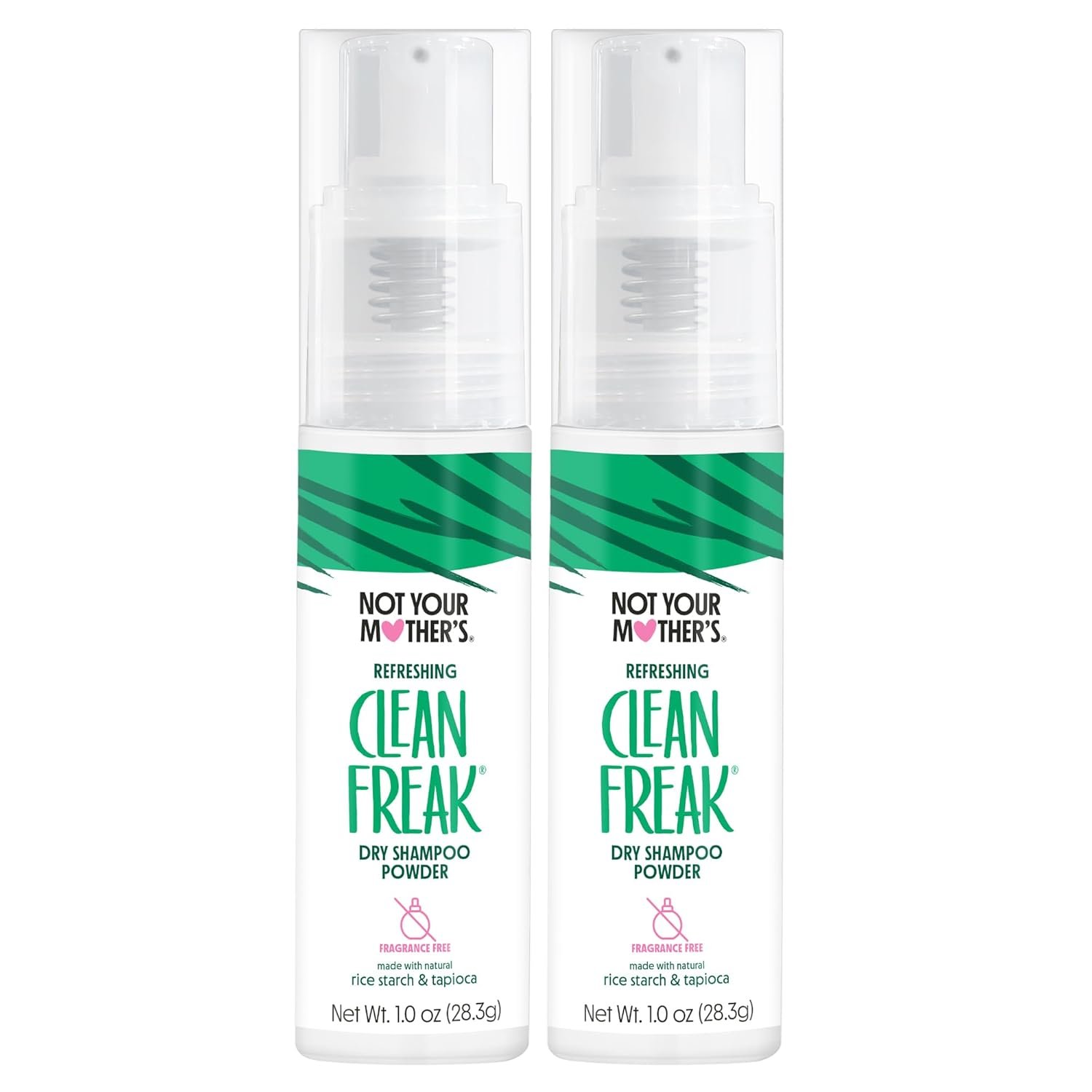Not Your Mother’s Clean Freak Unscented Dry Shampoo Powder, 2 Pack