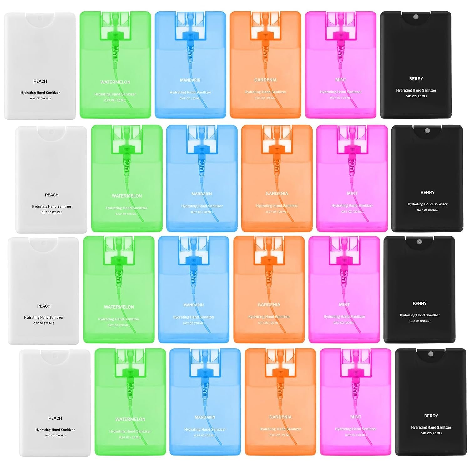 24 Pack Hand Sanitizer Spray Bulk Travel Size, 0.67 Fl. oz