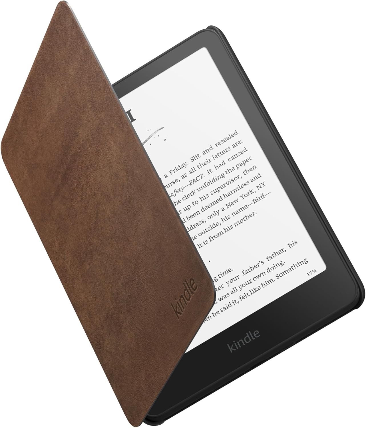 Amazon Kindle Paperwhite and Kindle Colorsoft Case, Lightweight and Foldable Protective Cover – Premium Leather