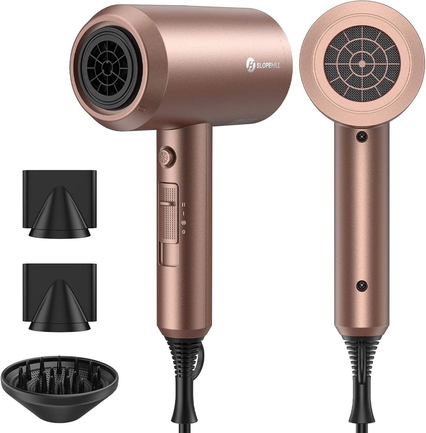 slopehill Professional Ionic Hair Dryer, Mocha Mousse