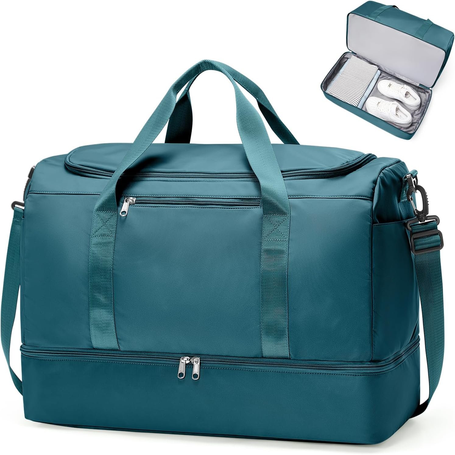 Extra Large Travel Duffel Bag, Carry-On Weekender Bags for Women Travel
