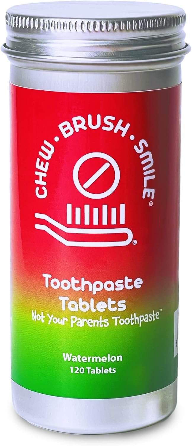 Chew Brush Smile Toothpaste Tablets 120 Count