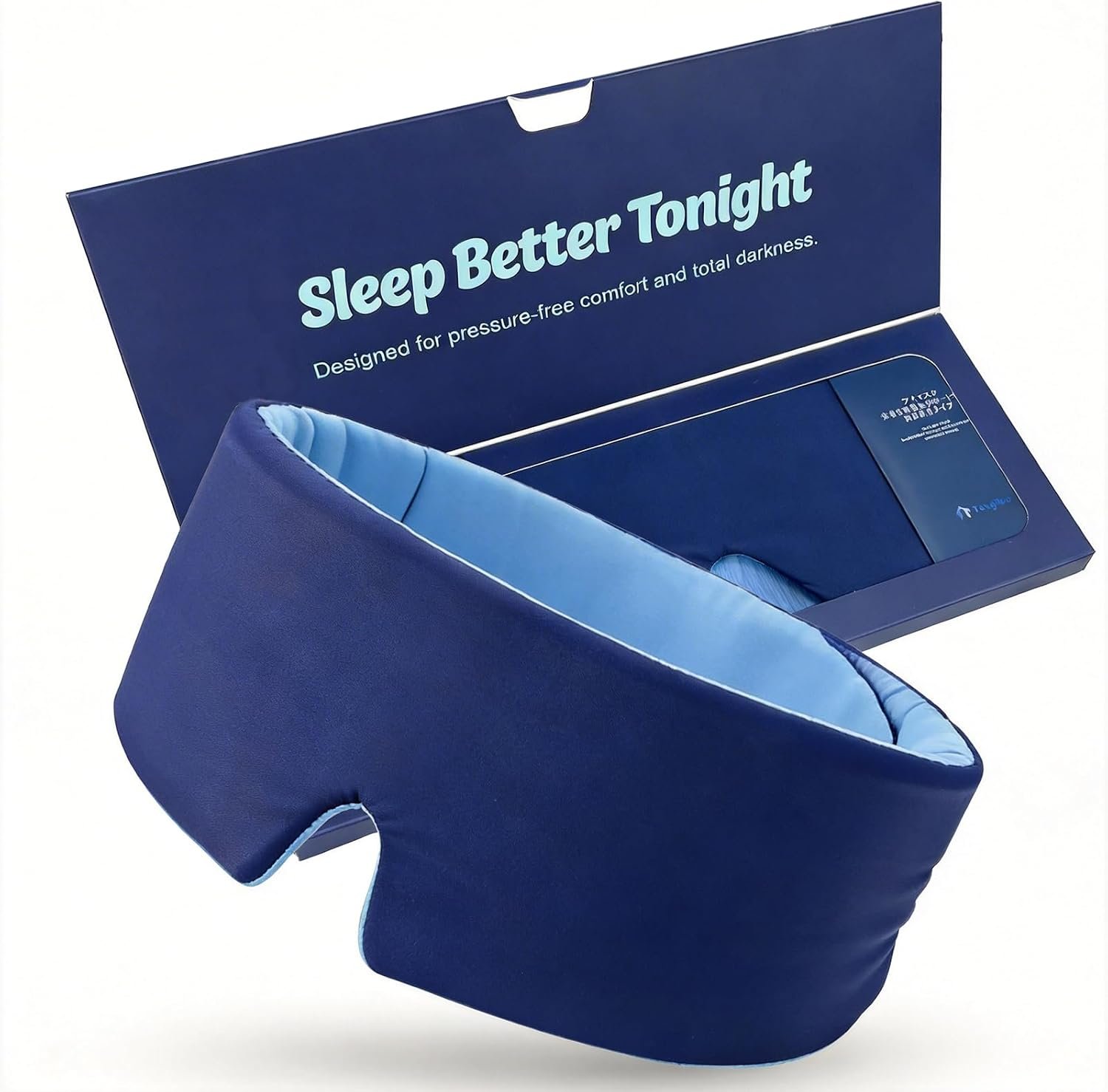 Sleep Mask, Blackout Eye Mask for Sleeping, Hypoallergenic