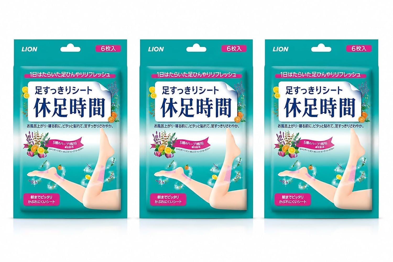 [ 3 Pack ] Japanese Foot Cooling Patch – 6 Patches Cooling Gel Patch for Cooling Feet and Legs