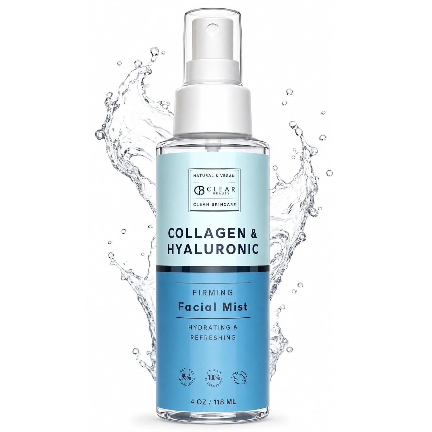 Hyaluronic Acid & Collagen Hydrating Facial Mist, Dermatologist Tested