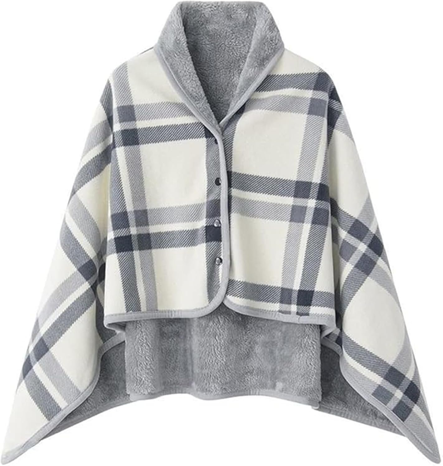 Fleece Wearable Blanket,Office Blankets Desk Chair Wrap Shawl Poncho Throw,Comfy Warm Lap Bed Sofa Travel Cape Cover
