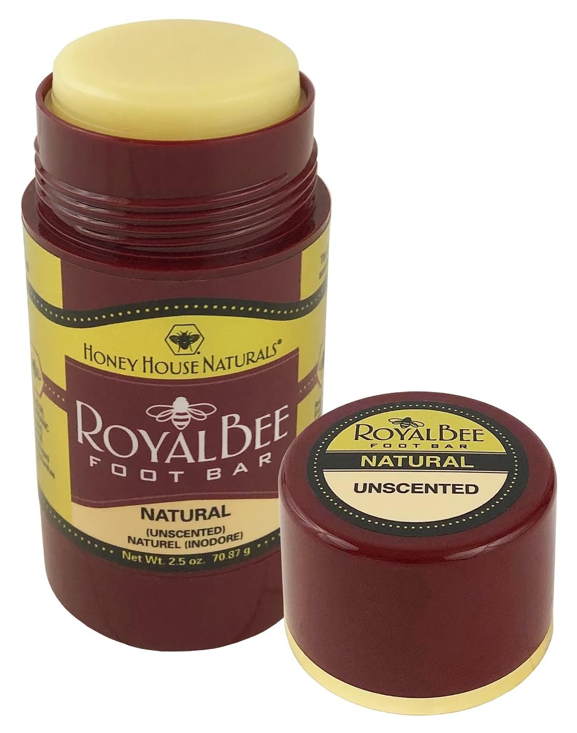 Honey House Naturals Royal Bee Foot Bar, Natural