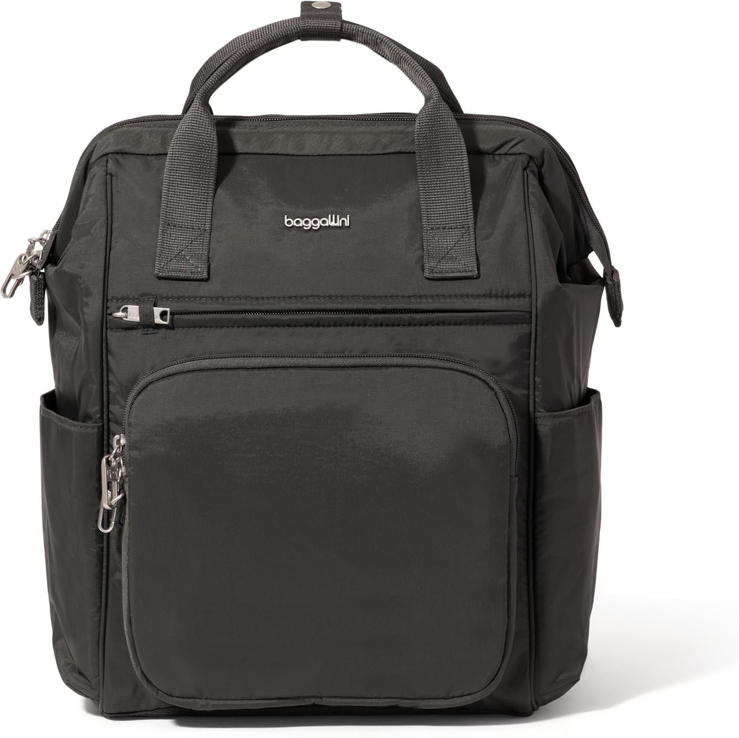Baggallini Securtex Anti-Theft Windsor Backpack for Travel, Work & College, RFID & Locking Zipper, Up to 16″ Laptop