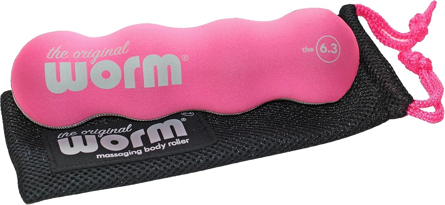 The Original Worm-Combines Massage Balls & Foam Roller for Neck, feet, Back, Shins, Calves, hips, Glutes. Portable. Great Travel Roller for Plane and car. Easy to use.