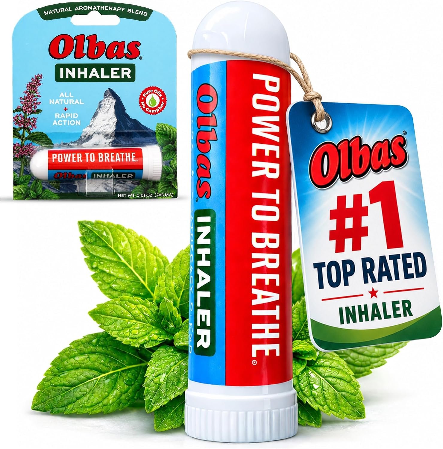 Olbas Inhaler Aromatherapy, Essential Oil Inhaler with Natural Oils