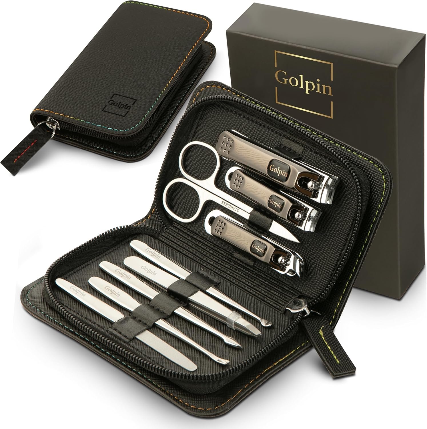 9 Pcs Manicure Set for Men & Women – Stainless Steel