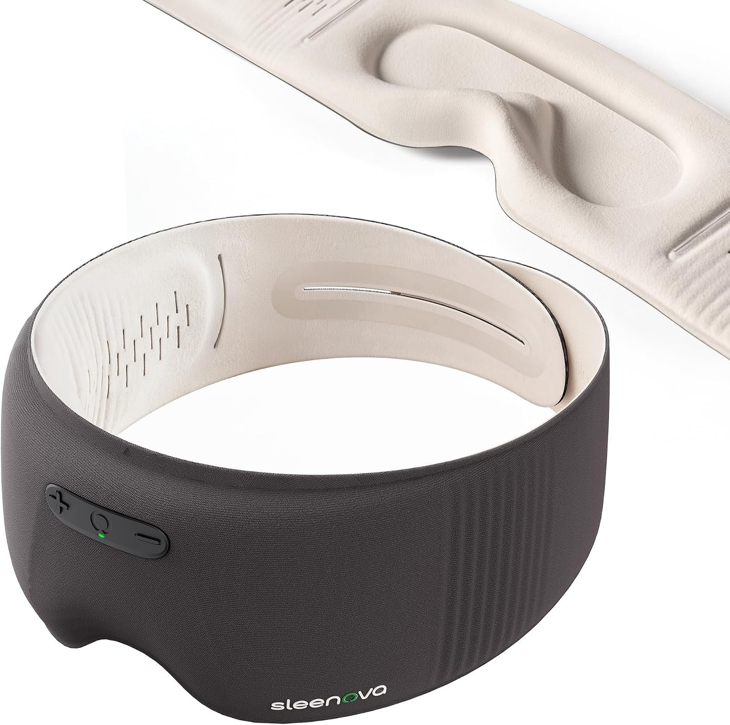 Sleenova SoundMask – Comfortable Audio Sleep Mask Built for Side Sleepers