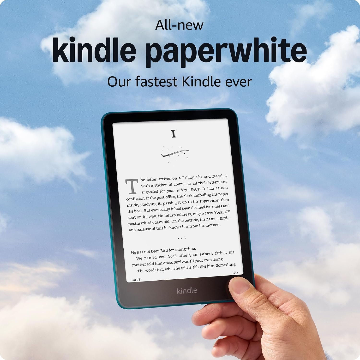 Amazon Kindle Paperwhite Bundle: Includes, Amazon Kindle Paperwhite 16GB | Jade, Plant-Based Leather Cover | Jade, & Power Adapter