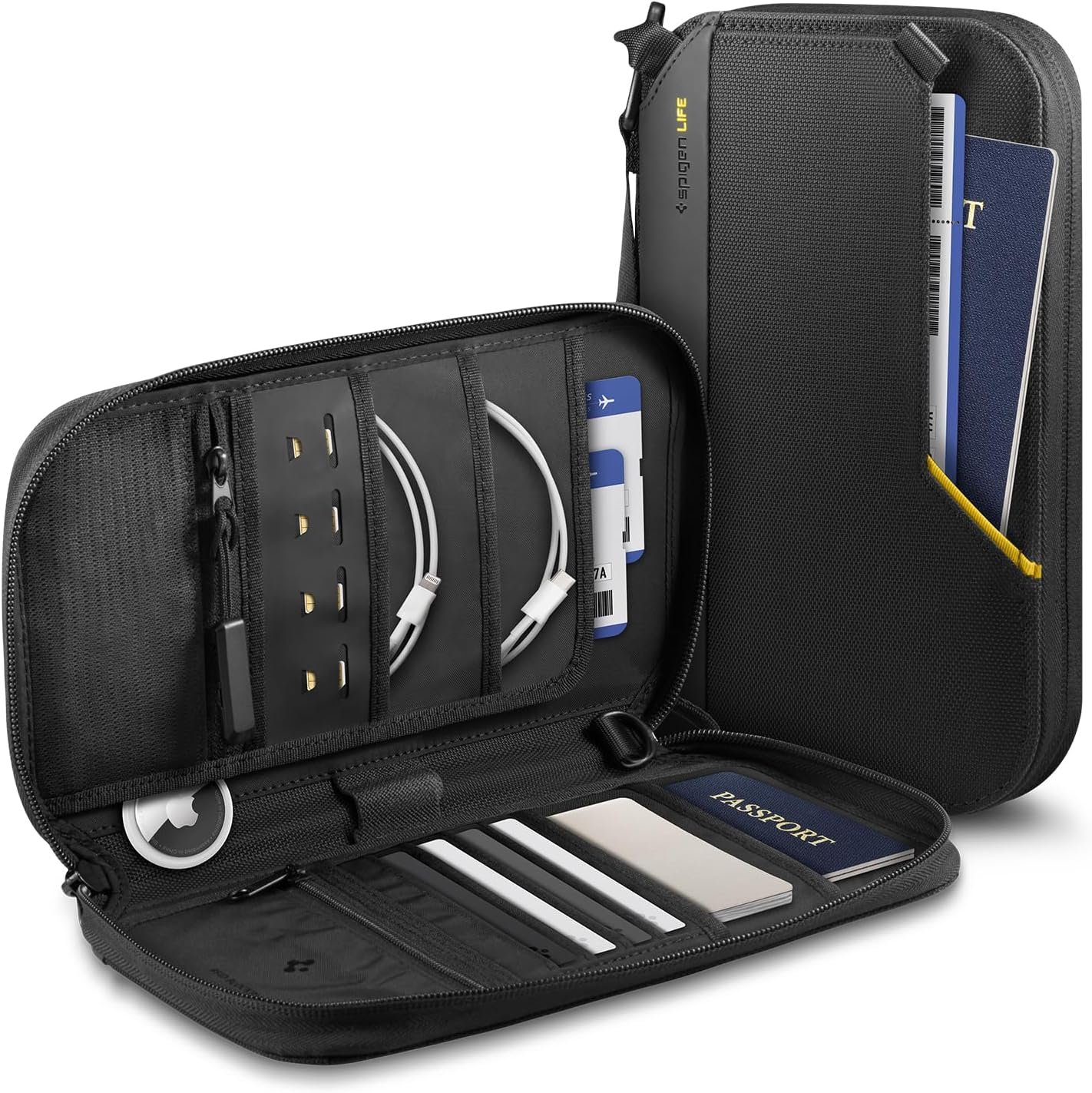 Spigen Life Passport Card Cover Holder, RFID Blocking