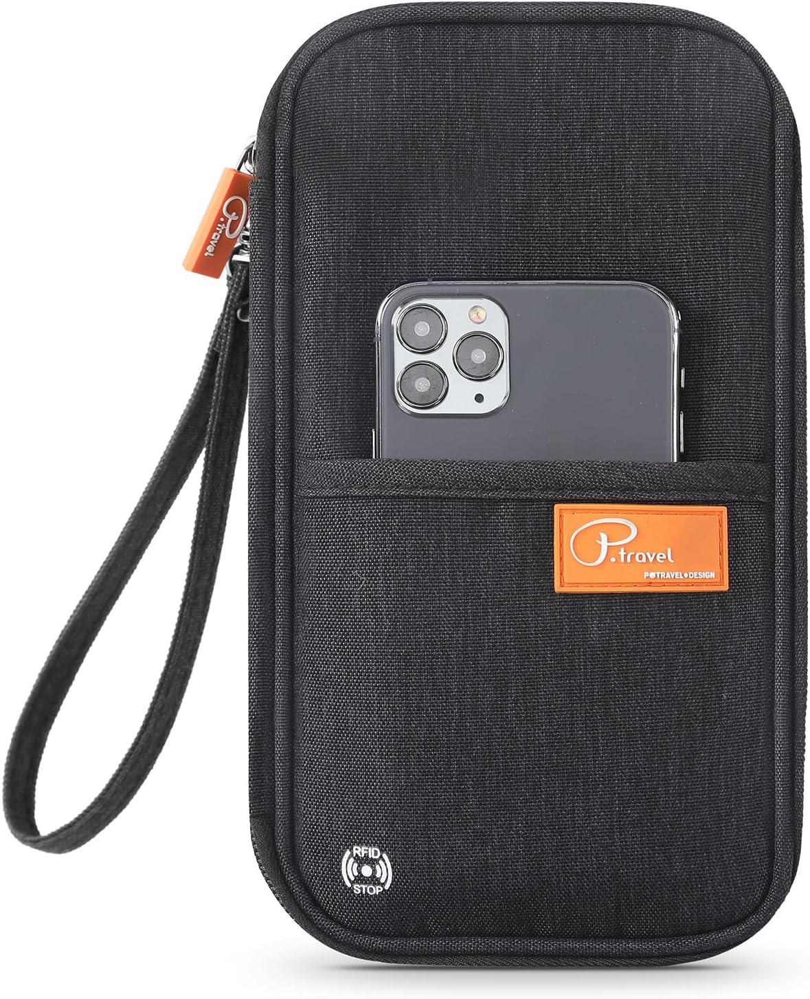 Family Passport Holder Organizer, RFID Blocking Travel Document Case, Lightweight Large Passport Cover Case Waterproof Bag Document Organizer for Women & Men
