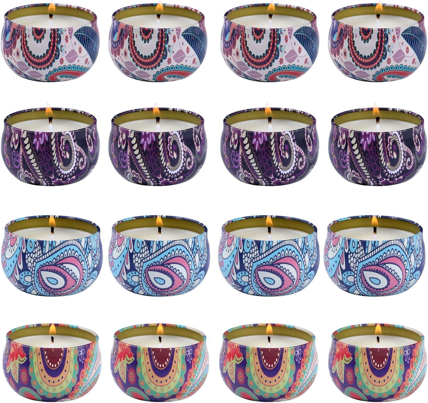 kedtui Scented Candles Gift Set, 32 Pack