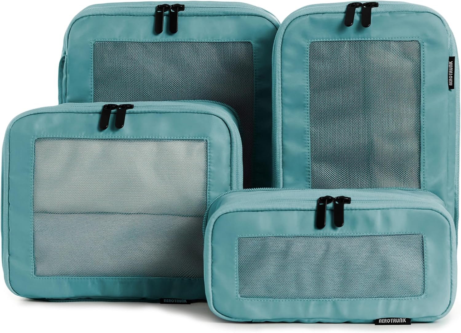 Aerotrunk Compression Packing Cubes for Travel, 4-Pack, Teal