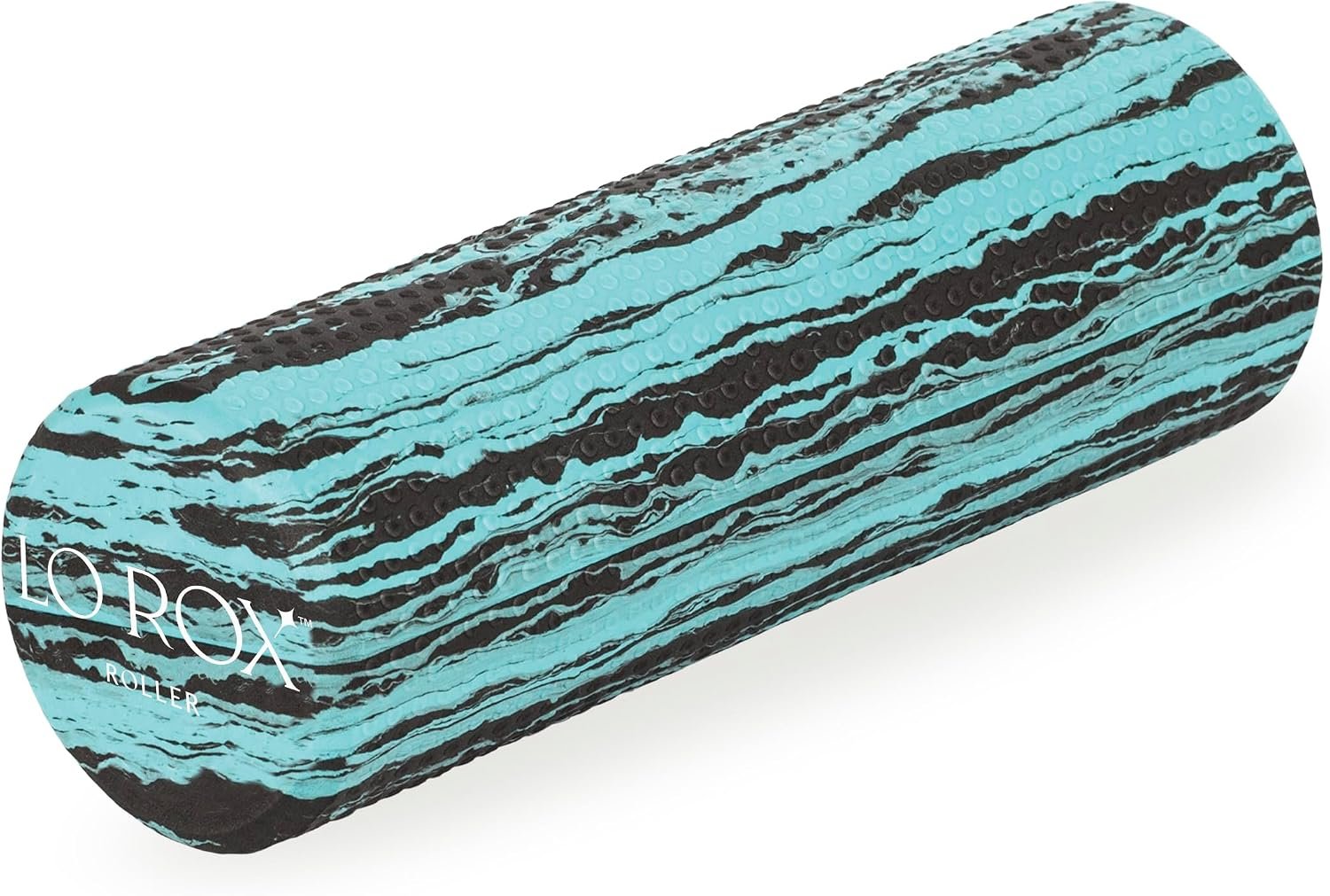 OPTP Lo Rox Travel-Size Foam Roller – Moderately Firm, Round, 12″ x 4″