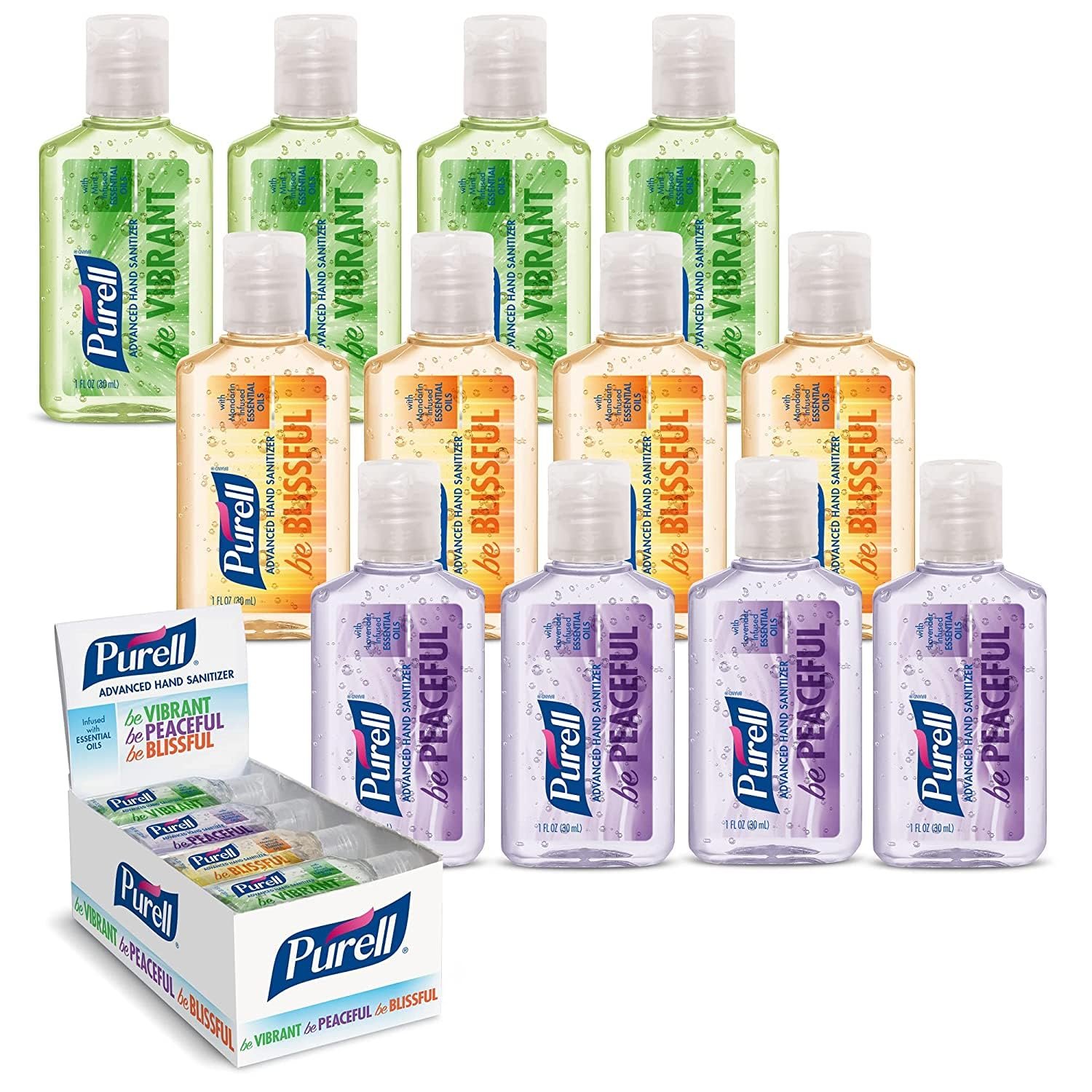 Purell Hand Sanitizer Gel Variety Travel Pack 12ct x 1oz – 3901-24-CMRMETRY