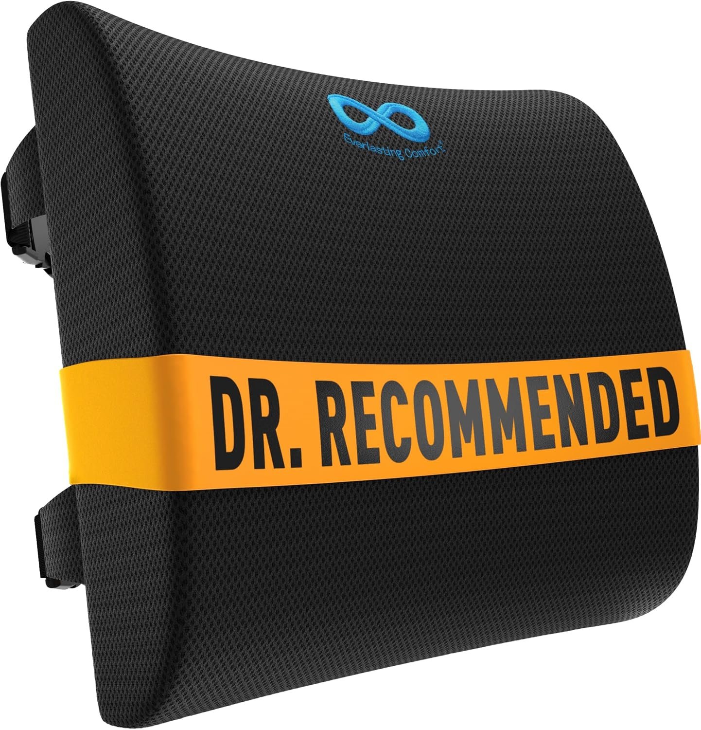 Everlasting Comfort The Original Lumbar Support Pillow for Office Chair – Improves Posture, Promotes Back Pain Relief – Superior Back Support for Gaming and Desk Chairs – Lumbar Pillow for Car, Couch