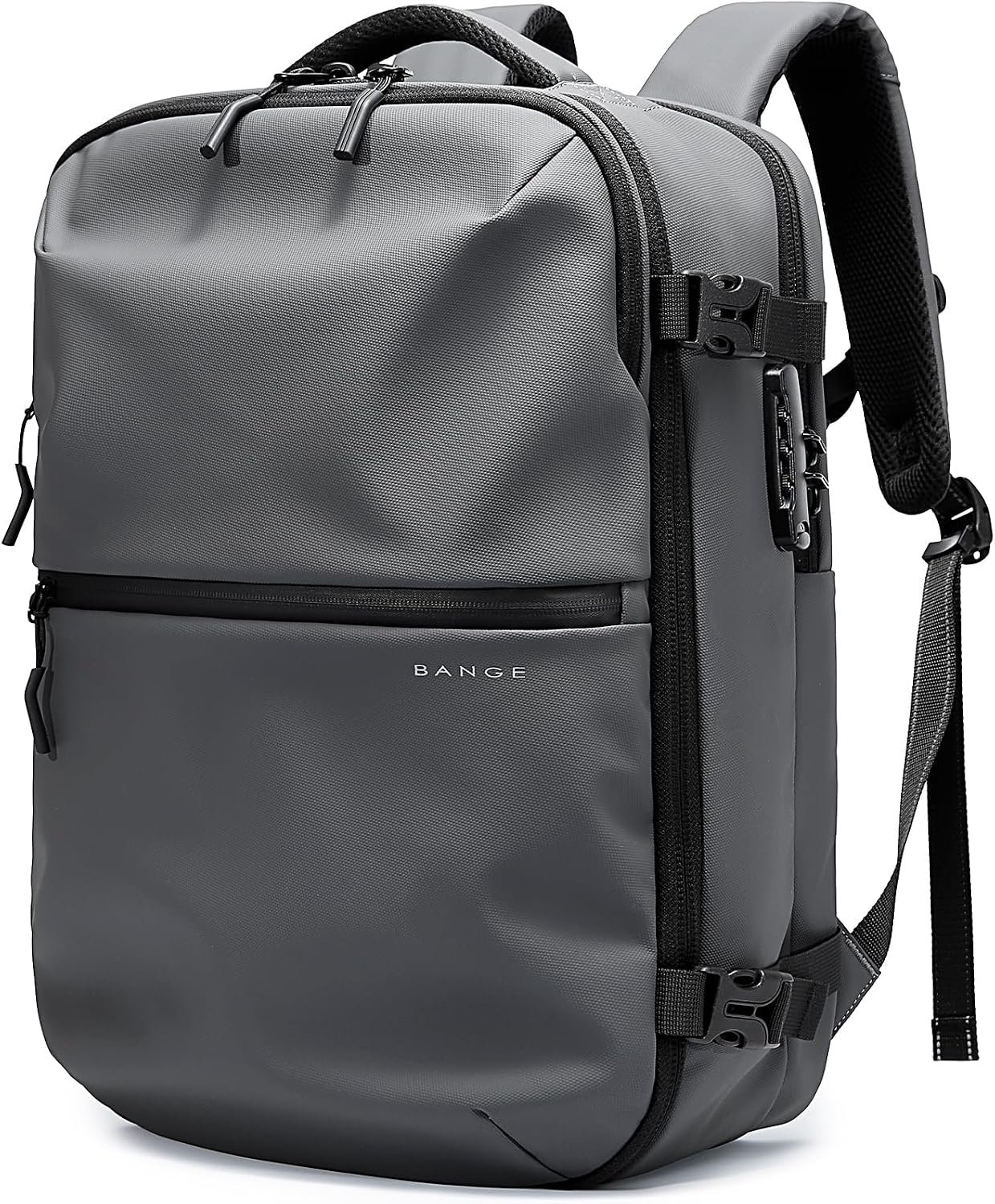 BANGE Travel Backpack with TSA lock version can hold 15.6 inch Laptop suitable Daily Commute and Overnight Flight Approved Anti-theft Bag