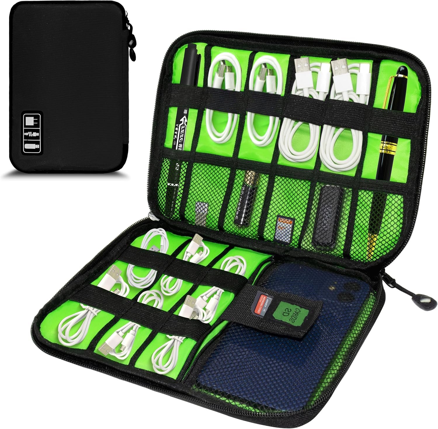 Electronics Organizer,Travel Cord Organizer Pouch,Cable Organizer Bags