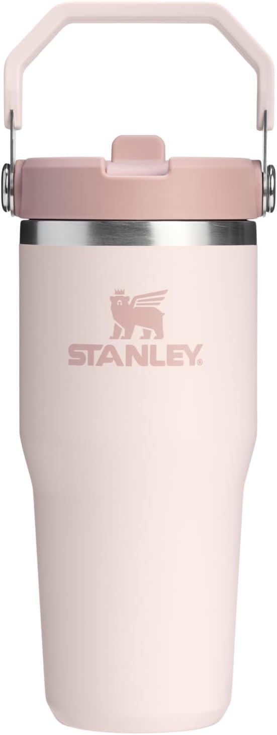 STANLEY IceFlow 2.0 Flip Straw Tumbler, 14 oz, Rose Quartz