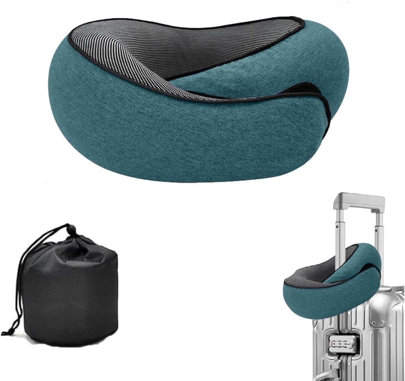 WEERSHUN Travel Pillows for Airplanes,2026 New Travel Pillow,Travel Neck Pillow Airplane Memory Foam Travel Pillow Neck Pillow for Traveling Suitable for Airplanes,Offices and Cars