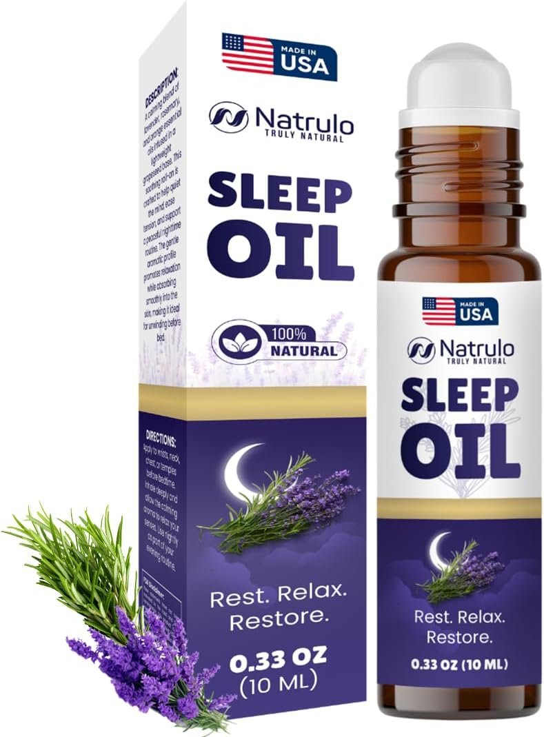 Sleep Oil Roll On – Lavender Essential Oil Roll On for Relaxation & Calm