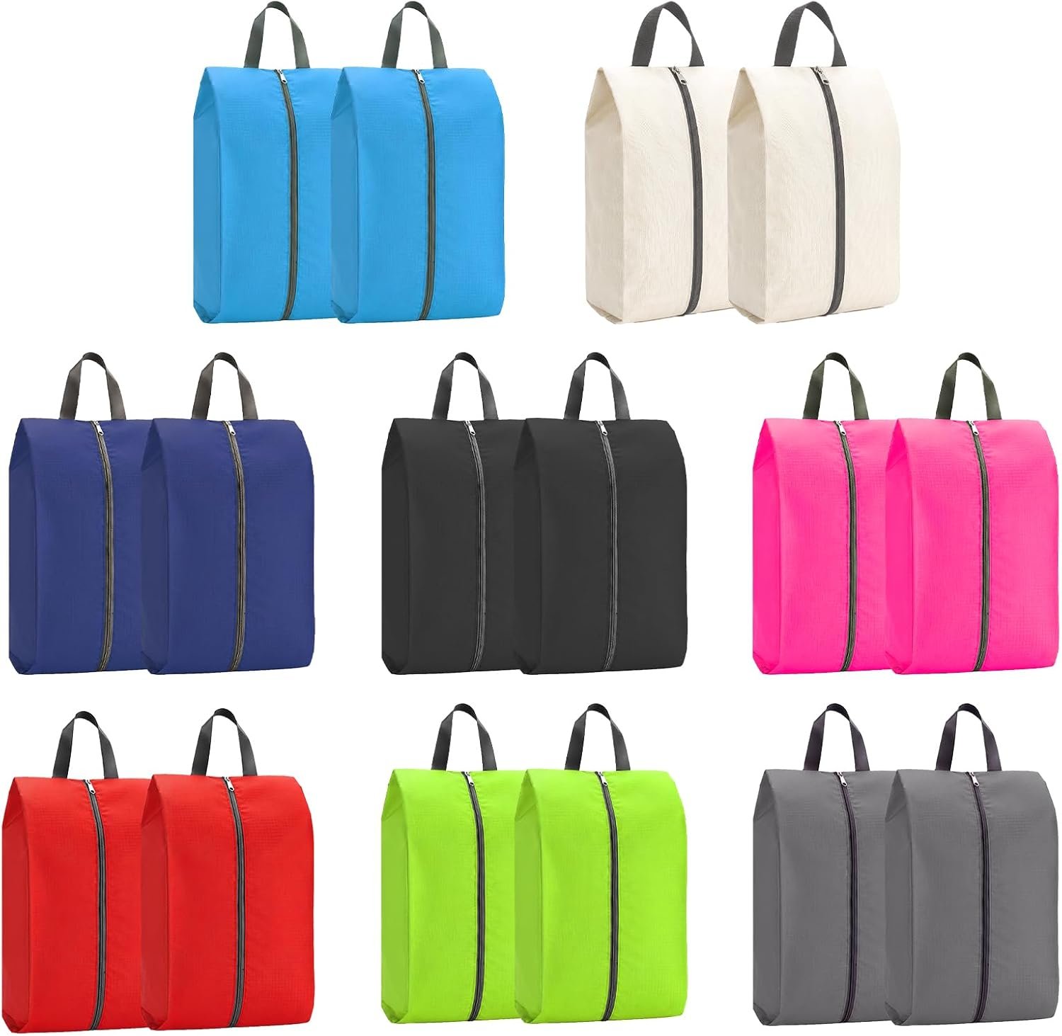 16 PCS Shoe Bags for Travel & Packing for Women & Men