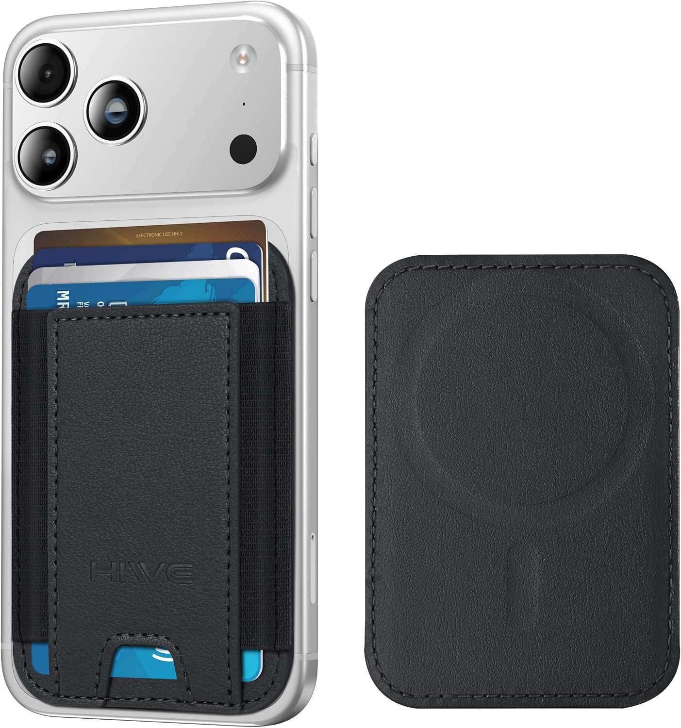 HiWe for MagSafe Wallet, 7 Cards Holder for Phone Case, RFID Blocking