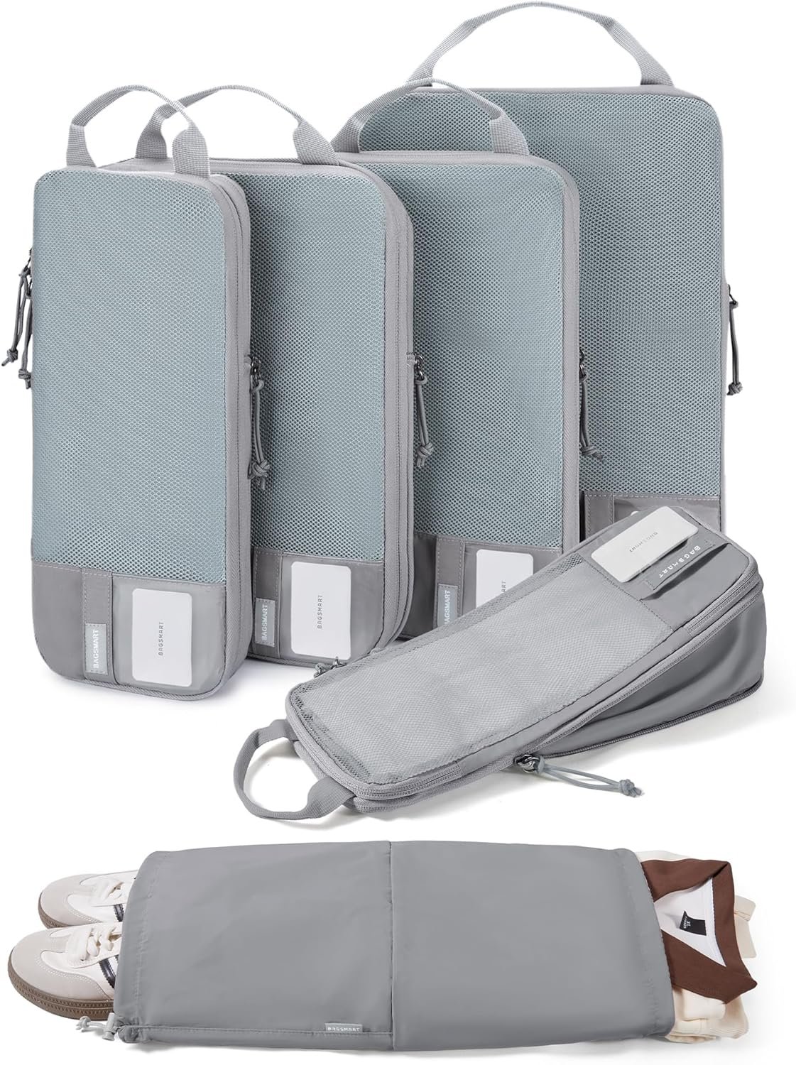 BAGSMART Compression Packing Cubes for Travel Essentials